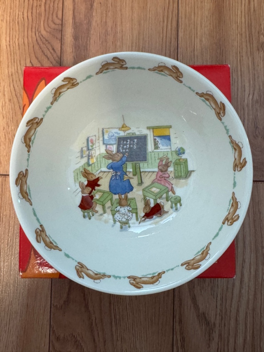 Brand new in box Bunnykins by Royal Doulton Cereal Bowl